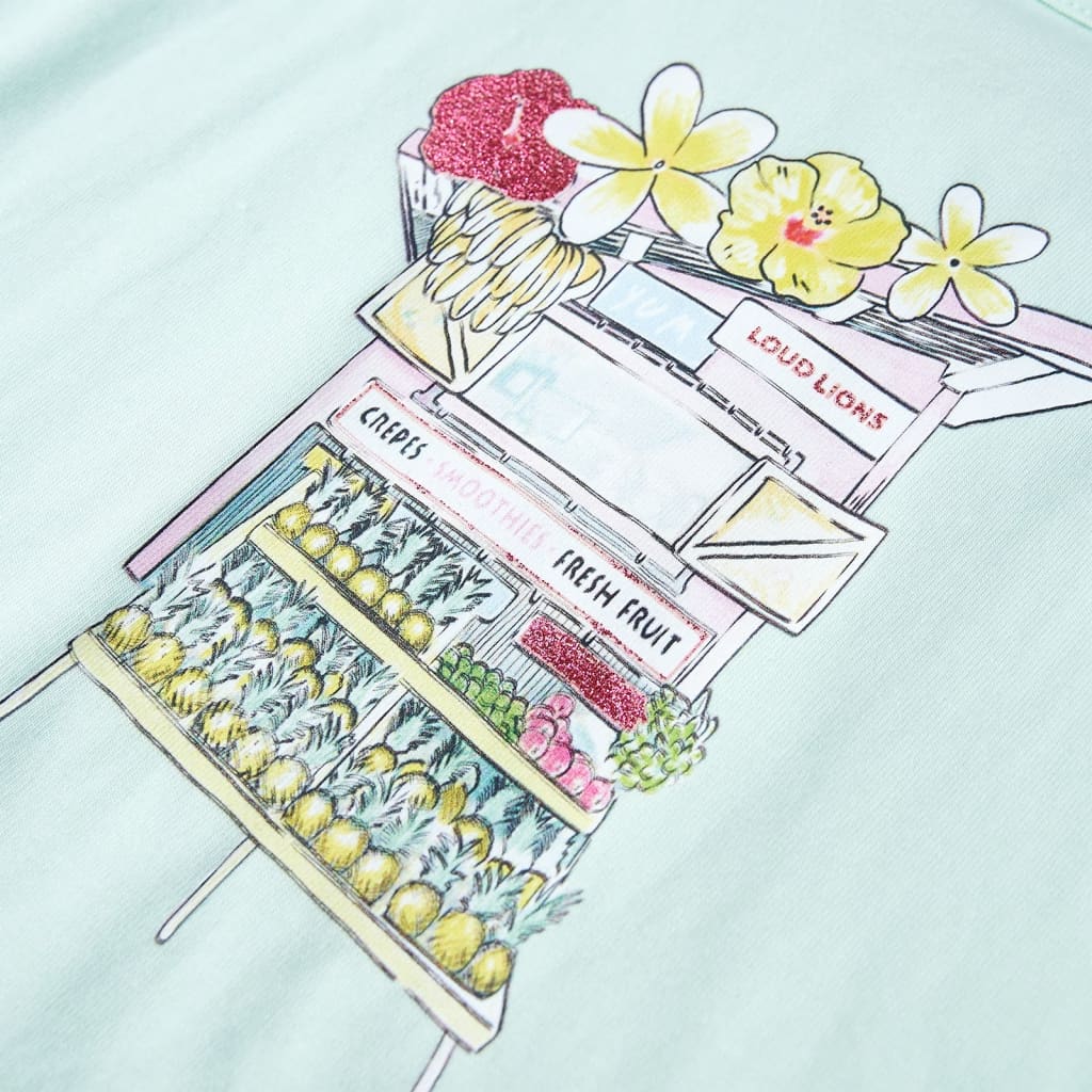 Αμάνικο Μπλουζάκι Παιδικό Ανοιχτό Χρώμα Μέντας 116