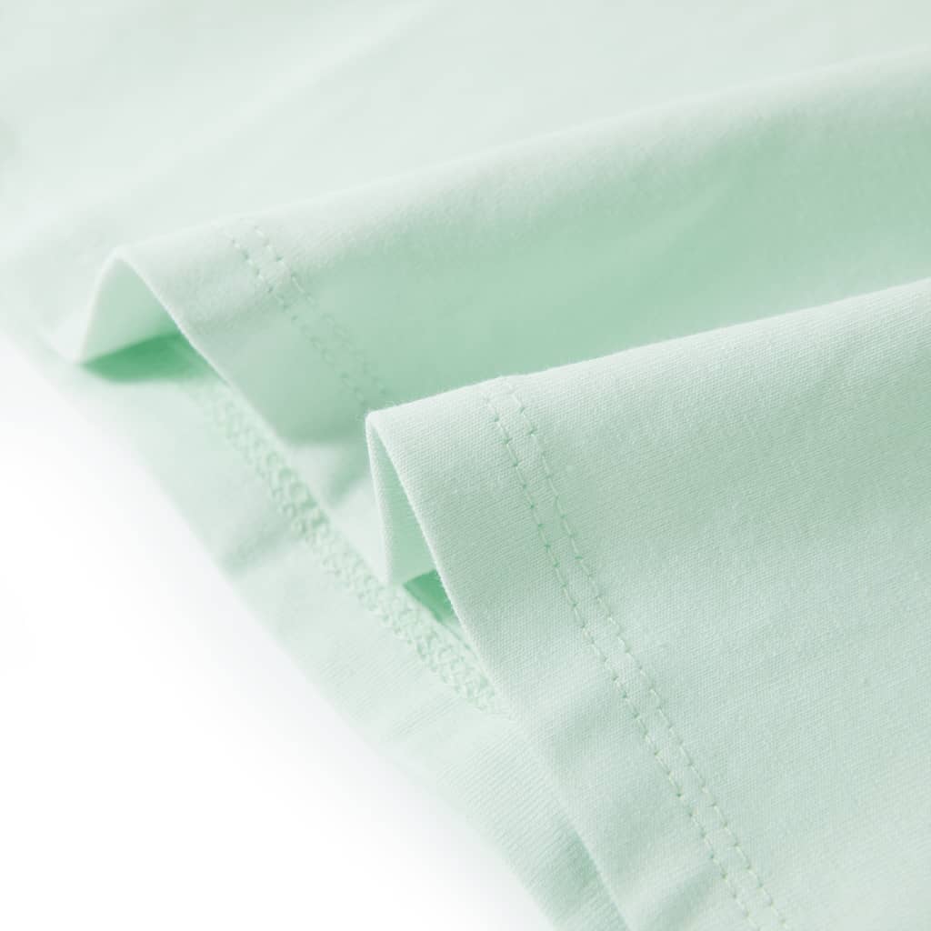 Μπλουζάκι Παιδικό Ανοιχτό Χρώμα Μέντας 104