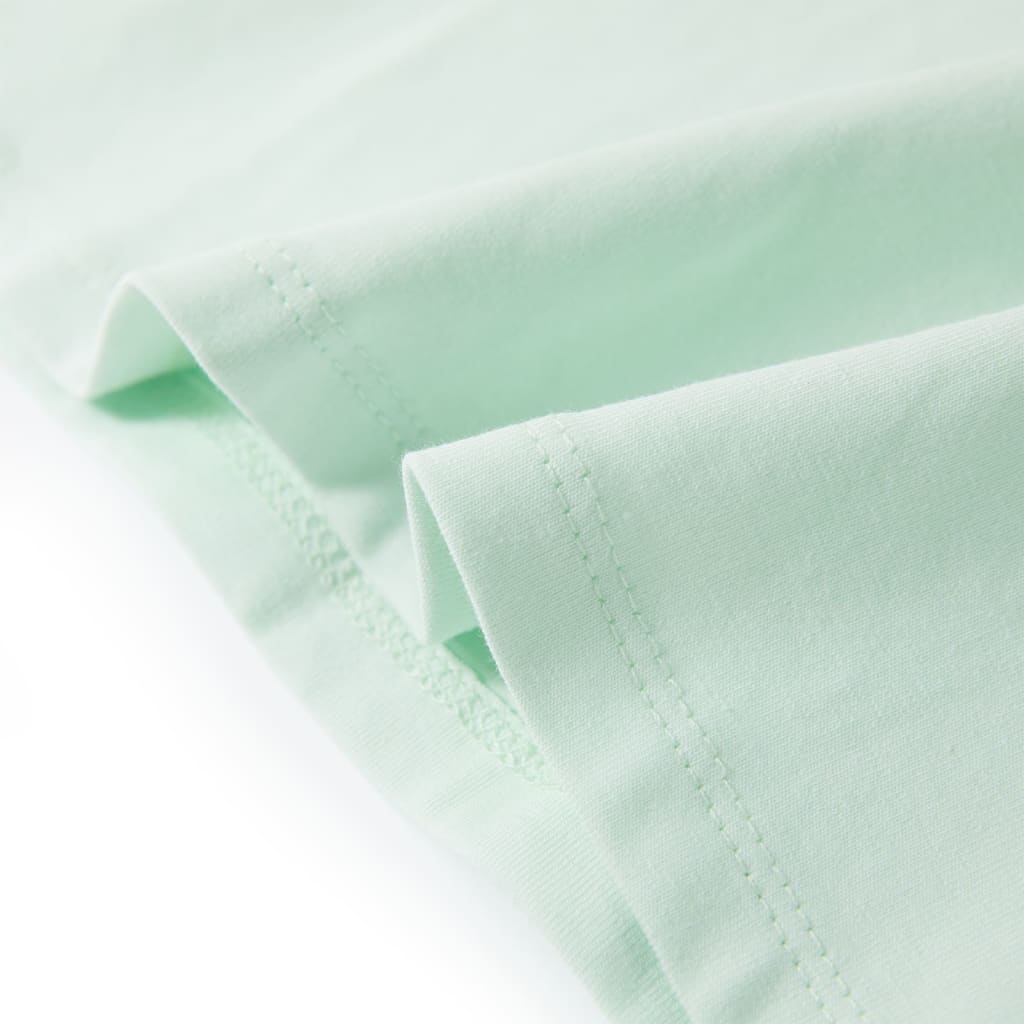 Μπλουζάκι Παιδικό Ανοιχτό Χρώμα Μέντας 140