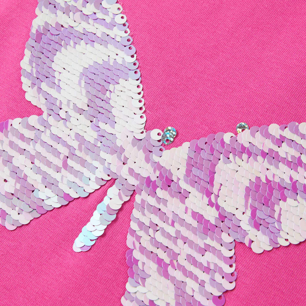 Μπλουζάκι Παιδικό με Πολύ Κοντά Μανίκια Σκούρο ροζ 128