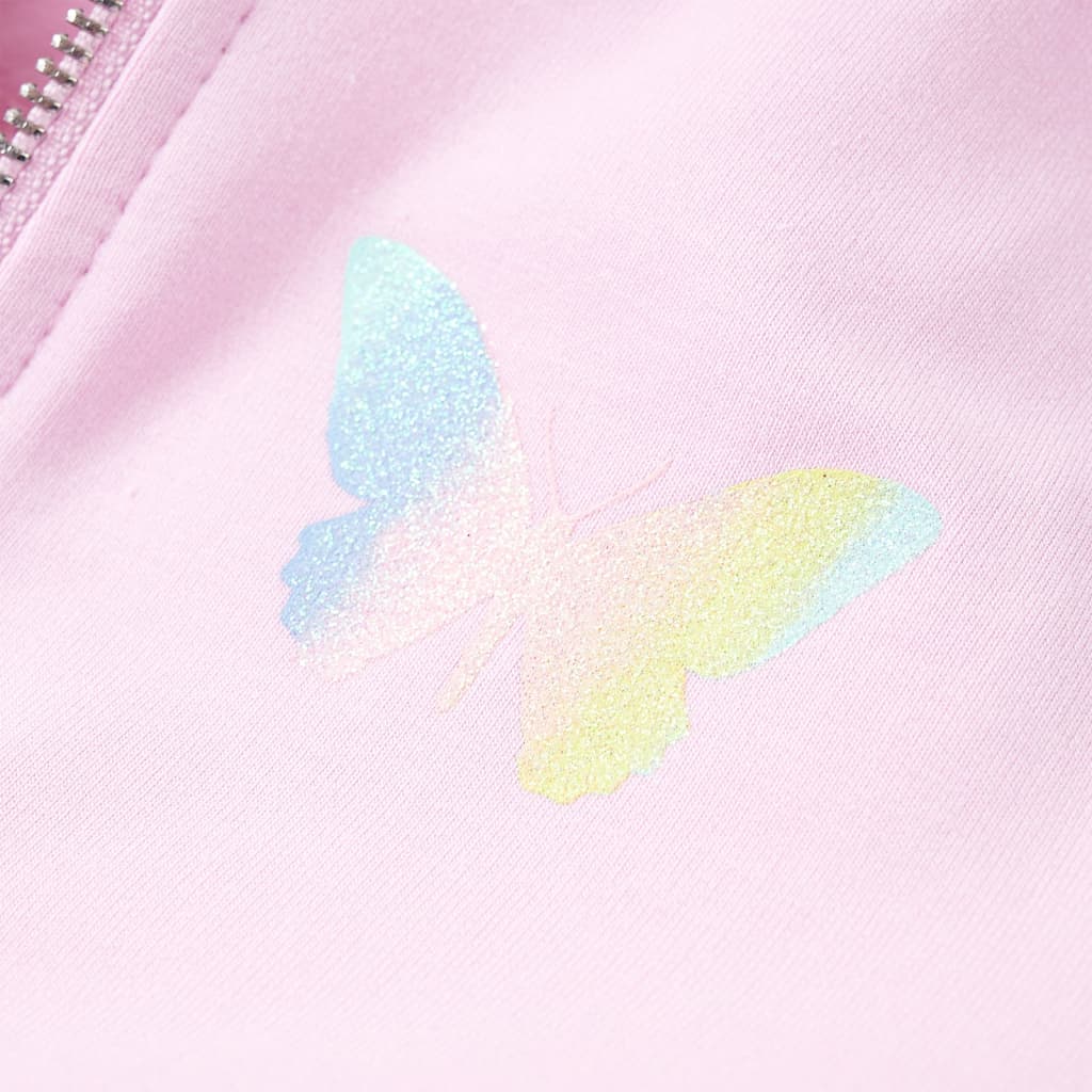 Φούτερ Παιδικό με Κουκούλα Ανοιχτό Ροζ 92