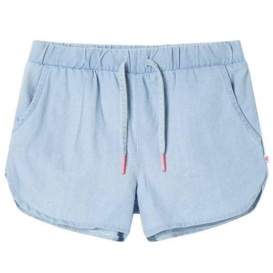 vidaXL Σορτσάκι Παιδικό Απαλό Denim Μπλε 140