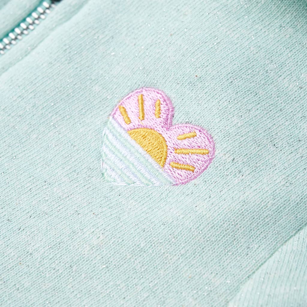 Ζακέτα Φούτερ Παιδική με Κουκούλα/Φερμουάρ Μικτή Μέντα 116