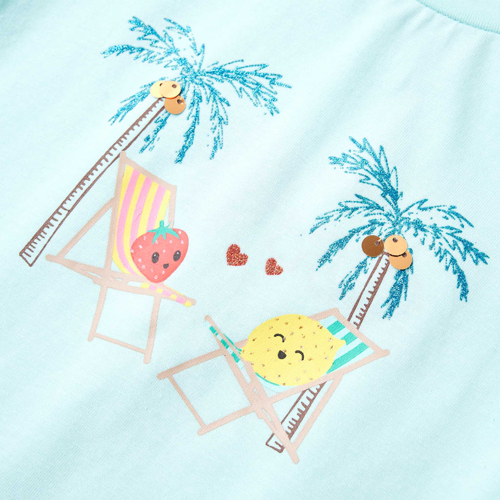 Μπλουζάκι Παιδικό Ανοιχτό Χρώμα Άκουα 116