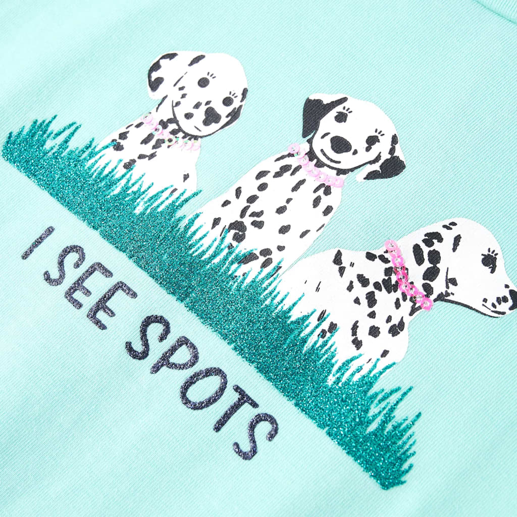 Μπλουζάκι Παιδικό Ανοιχτό Χρώμα Μέντας 116