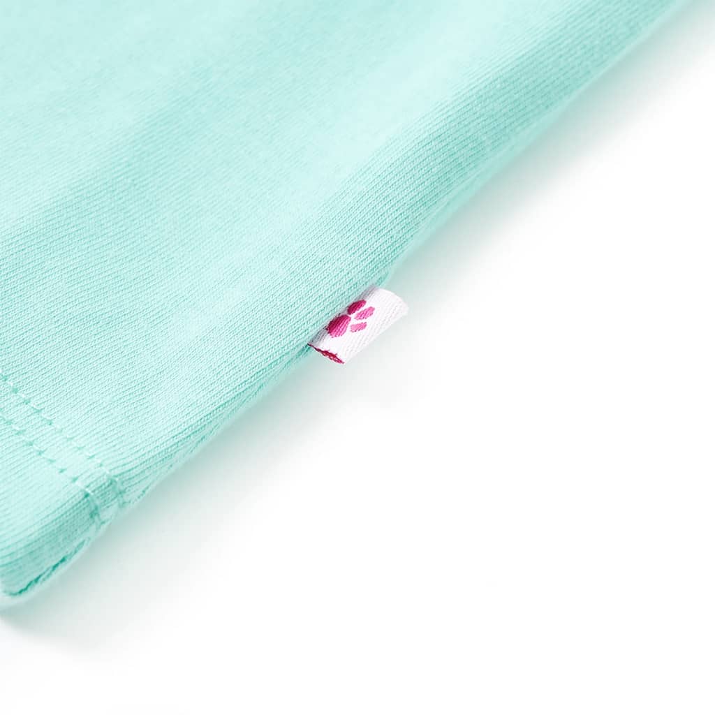 Αμάνικο Μπλουζάκι Παιδικό Ανοιχτό Χρώμα Μέντας 128