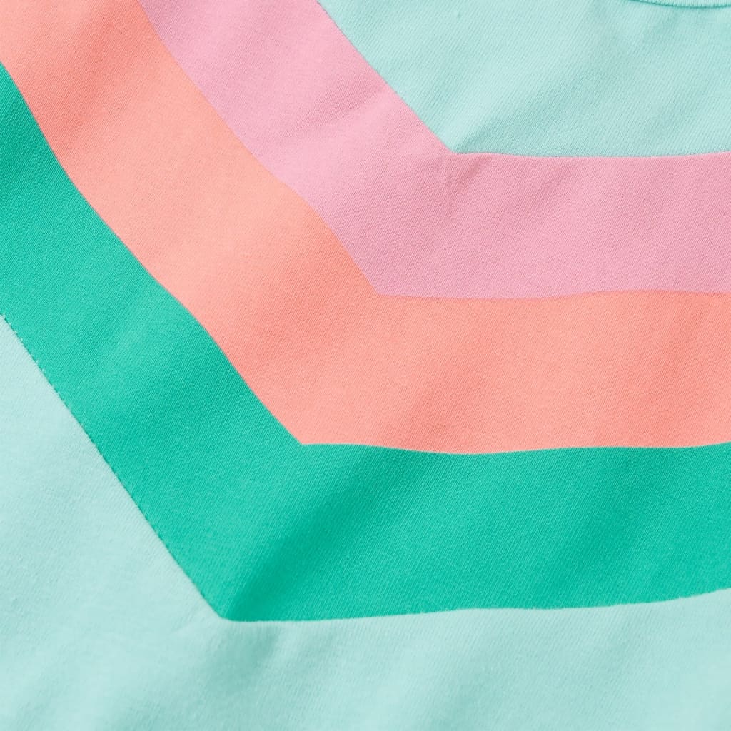 Φόρεμα Παιδικό με Κορδόνι Ανοιχτό Χρώμα Μέντας 116