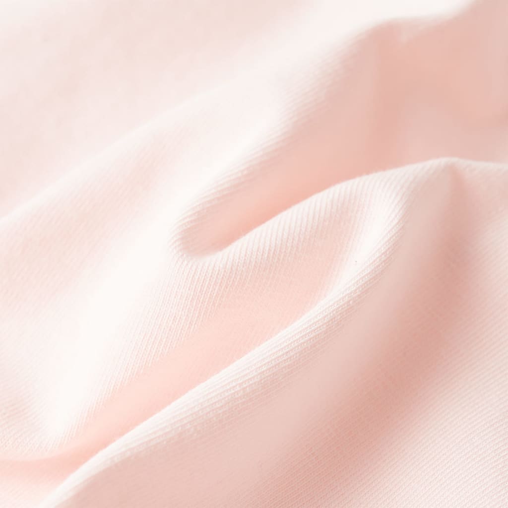 Μπλουζάκι Παιδικό Μανίκια με Βολάν Απαλό Ροζ 140