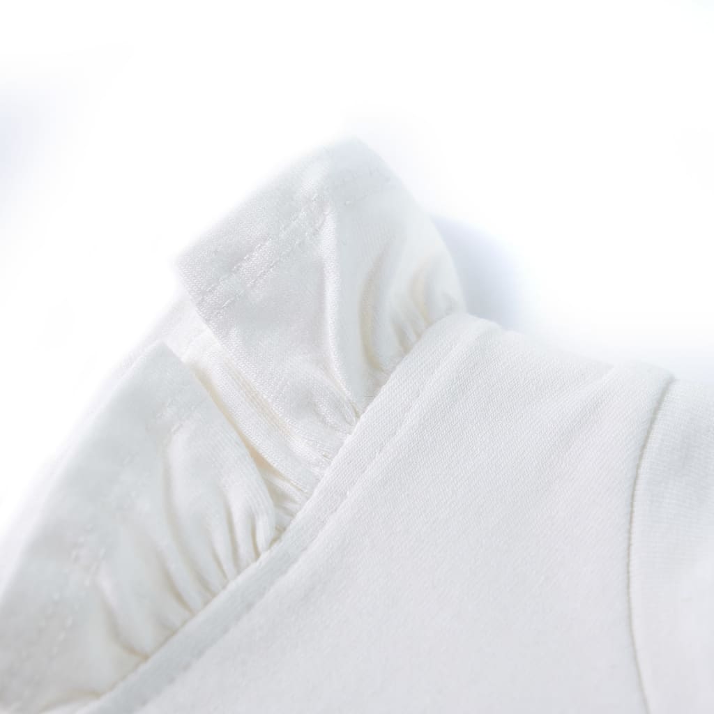 Μπλουζάκι Παιδικό με Βολάν Μανίκια Εκρού 92