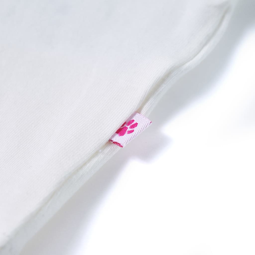 Μπλουζάκι Παιδικό με Βολάν Μανίκια Εκρού 128