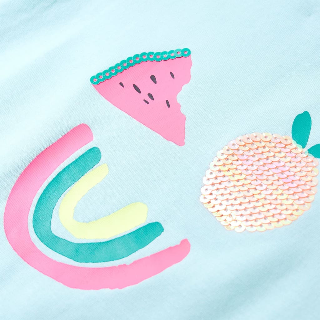 Μπλουζάκι Παιδικό Ανοιχτό Χρώμα Άκουα 92