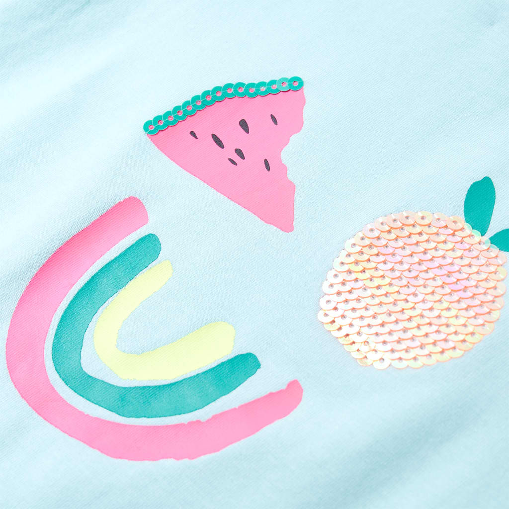 Μπλουζάκι Παιδικό Ανοιχτό Χρώμα Άκουα 116