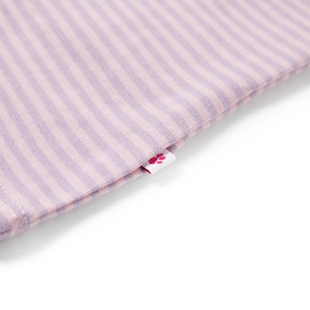 Μπλουζάκι Παιδικό με Βολάν Μανίκια Λιλά 92