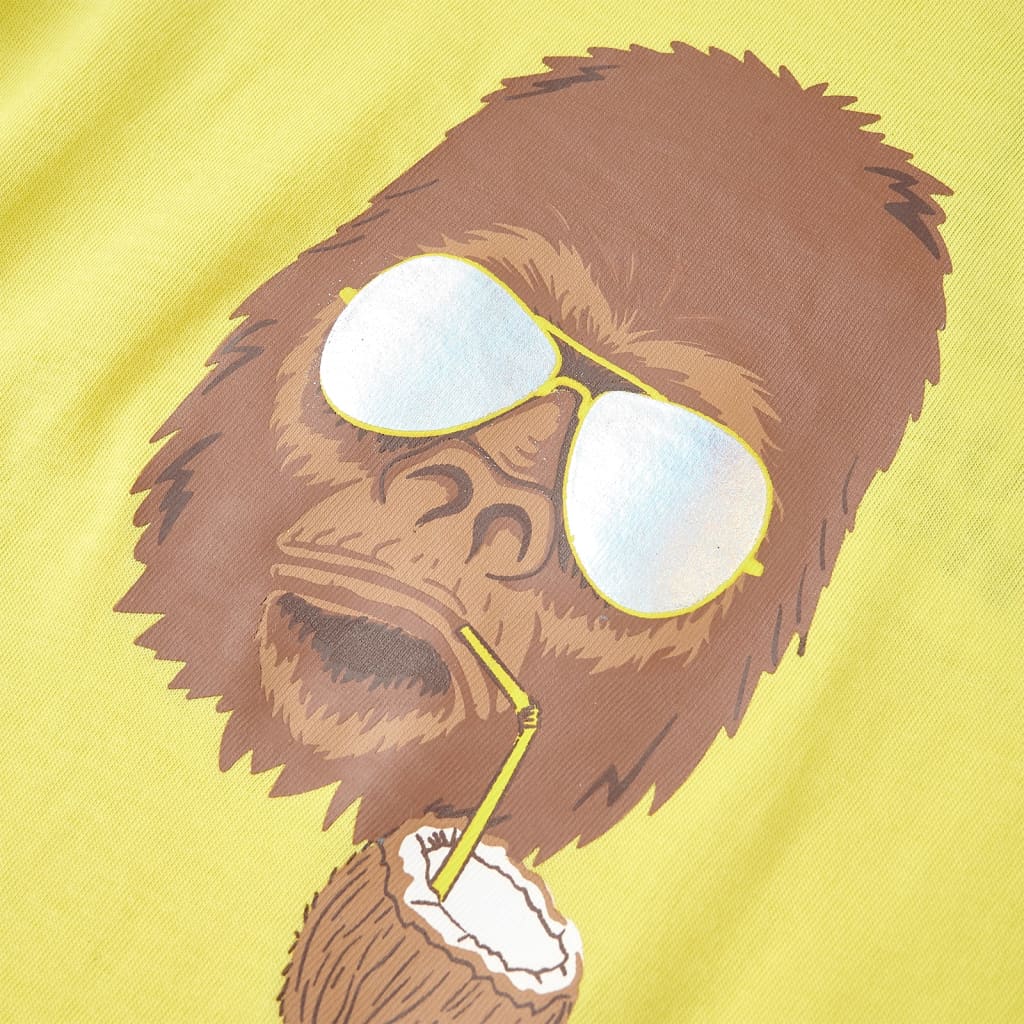 Μπλουζάκι Παιδικό Κοντομάνικο Κίτρινο 140