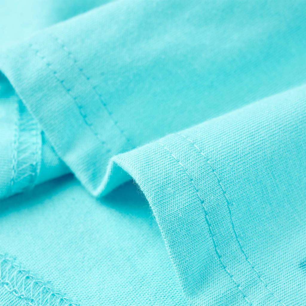 Μπλουζάκι Παιδικό Κοντομάνικο Χρώμα Άκουα 140