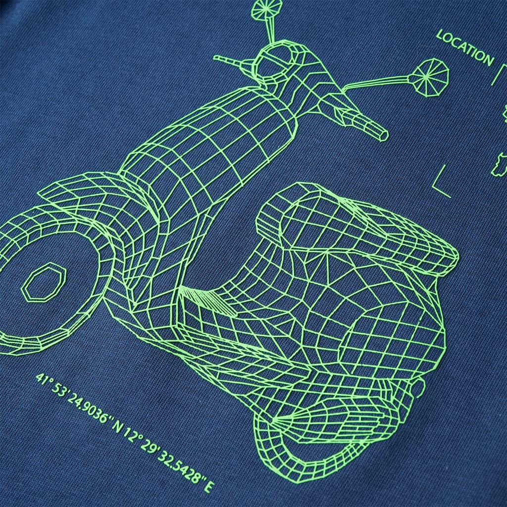 Μπλουζάκι Παιδικό Σκούρο Μπλε 128