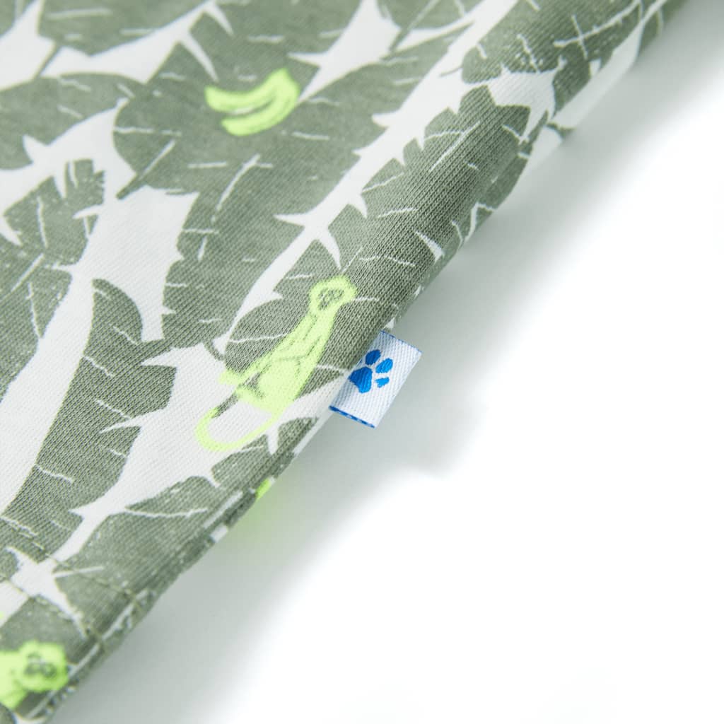 Μπλουζάκι Παιδικό Εκρού και Σκούρο Χρώμα Κισσού 92