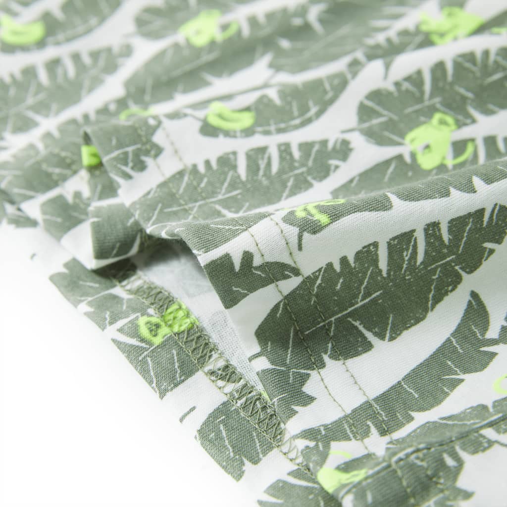 Μπλουζάκι Παιδικό Εκρού και Σκούρο Χρώμα Κισσού 140