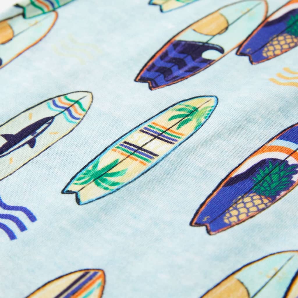 Αμάνικο Μπλουζάκι Παιδικό Απαλό Μπλε Μελανζέ 116