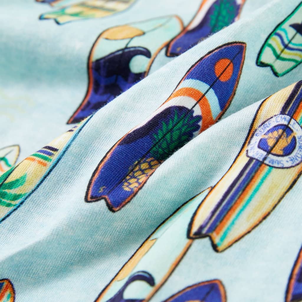 Αμάνικο Μπλουζάκι Παιδικό Απαλό Μπλε Μελανζέ 116