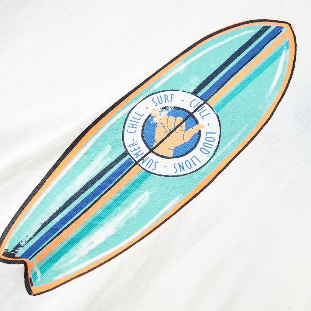 Μπλουζάκι Παιδικό Κοντομάνικο Εκρού 104