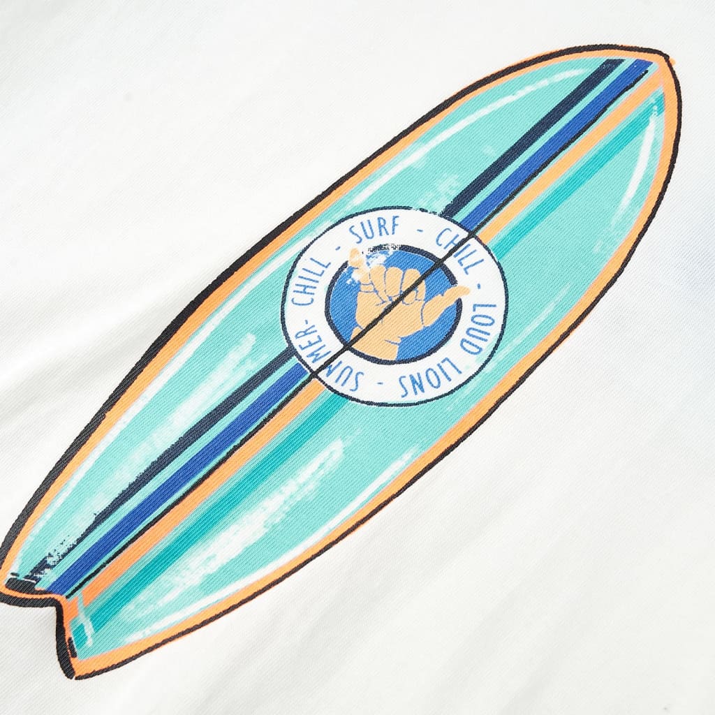 Μπλουζάκι Παιδικό Κοντομάνικο Εκρού 116