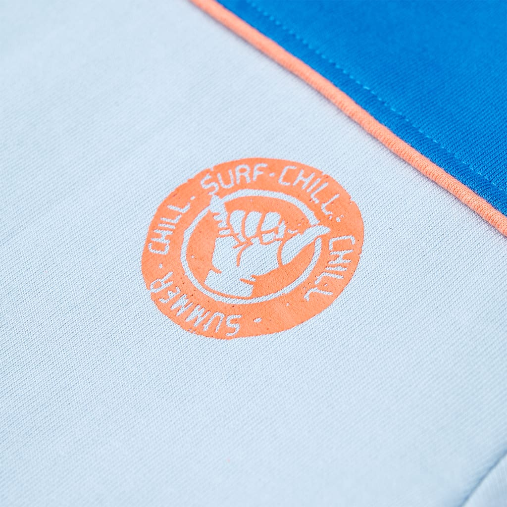 Φούτερ Παιδικό Έντονο Μπλε και Γαλάζιο 104