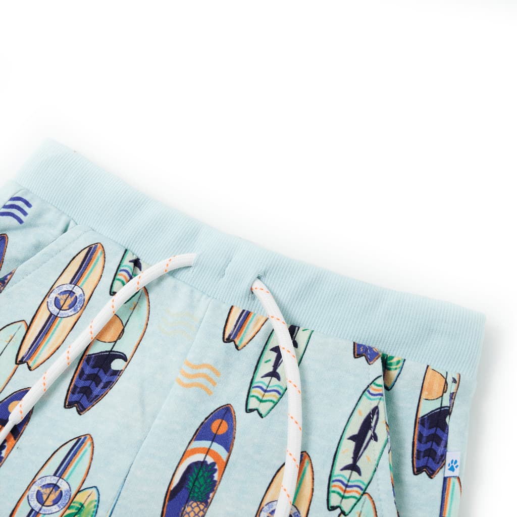 Σορτσάκι Παιδικό με Κορδόνι Απαλό Μπλε Μελανζέ 92