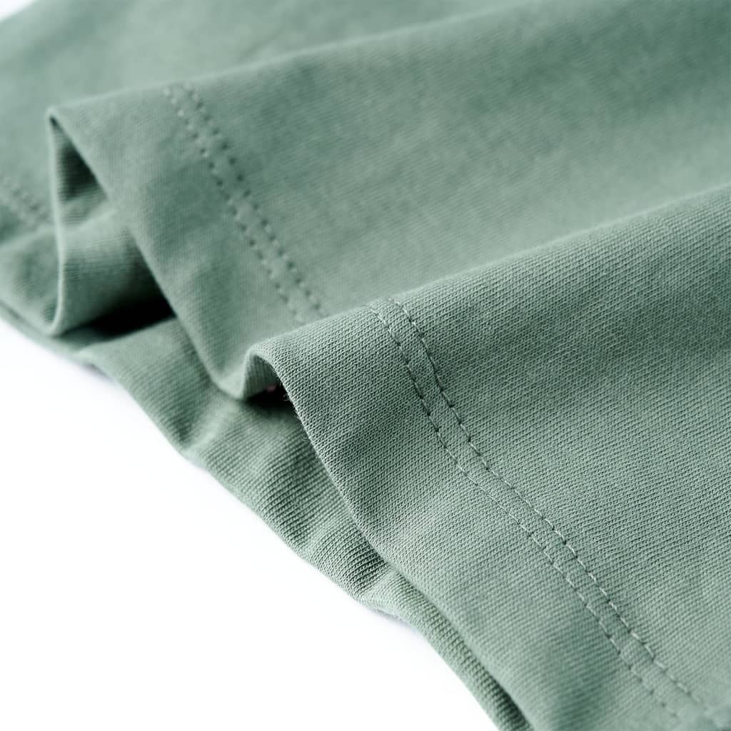 Μπλουζάκι Παιδικό Κοντομάνικο Χακί 92