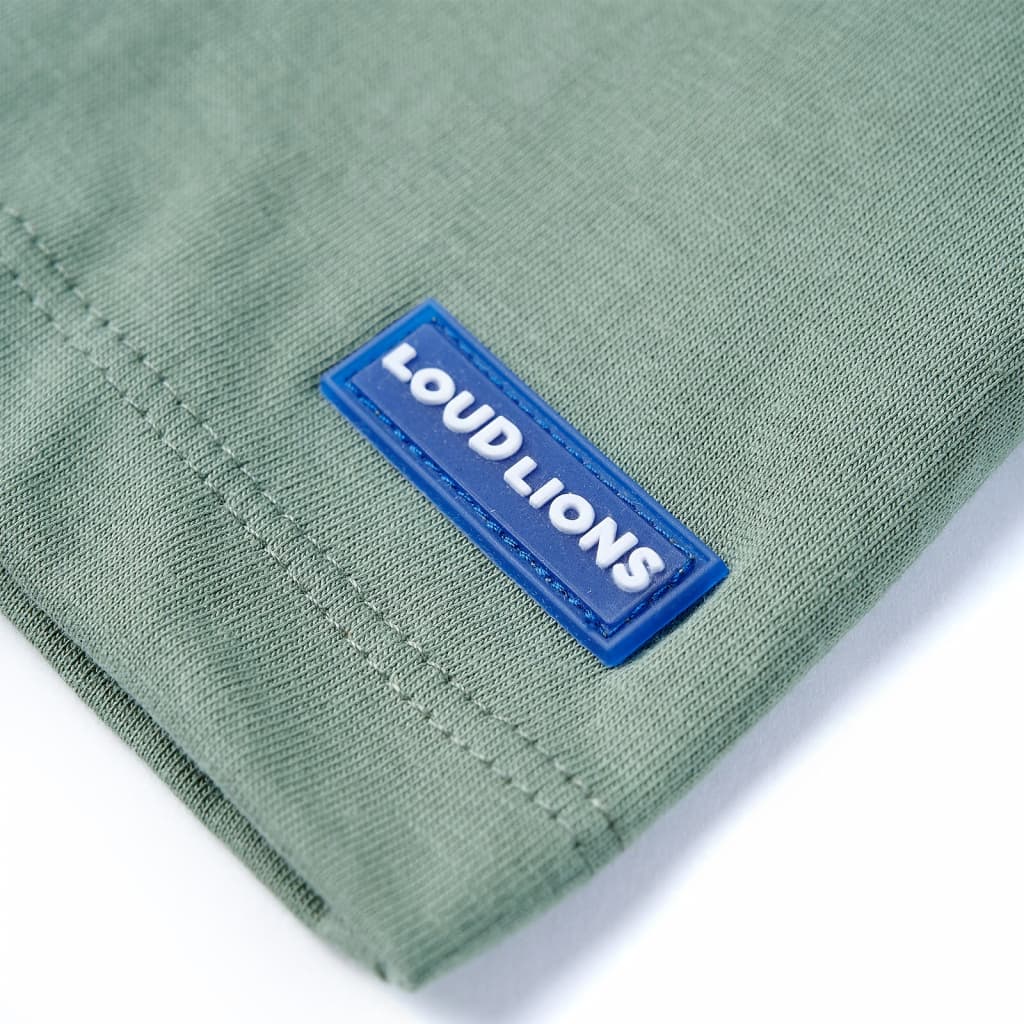 Μπλουζάκι Παιδικό Κοντομάνικο Χακί 104