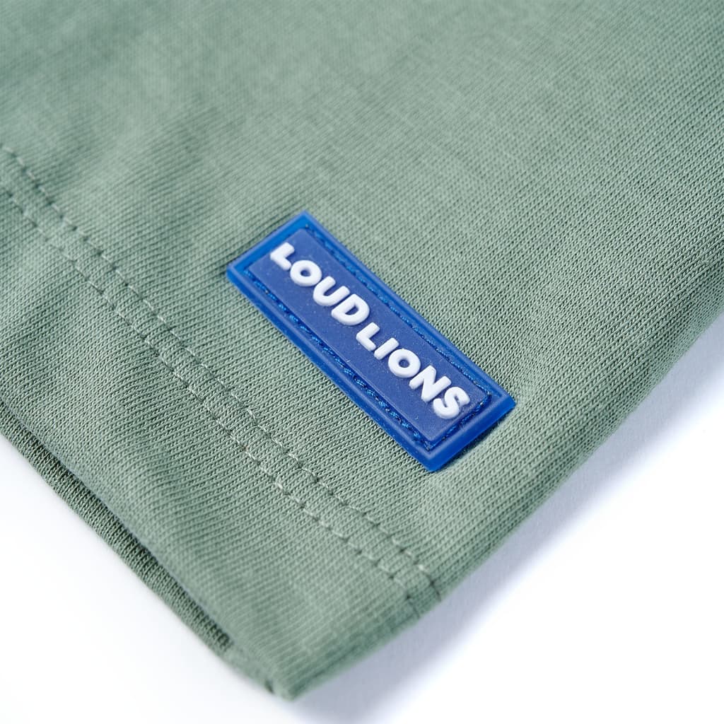 Μπλουζάκι Παιδικό Κοντομάνικο Χακί 128