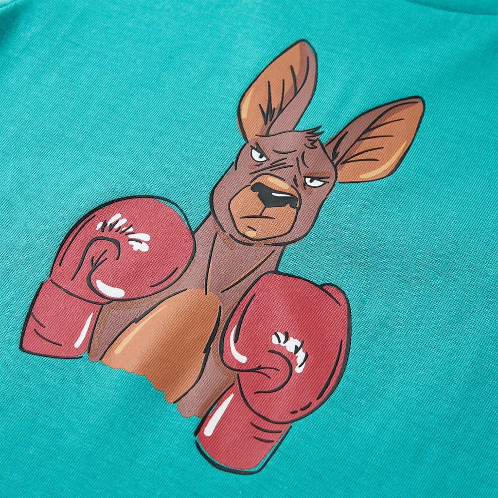 Μπλουζάκι Παιδικό Κοντομάνικο Σκούρα Μέντα 92