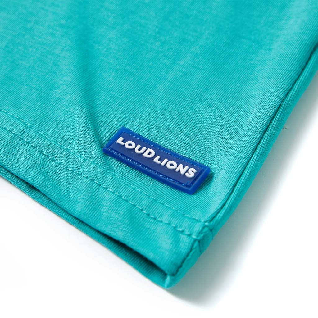 Μπλουζάκι Παιδικό Κοντομάνικο Σκούρα Μέντα 92