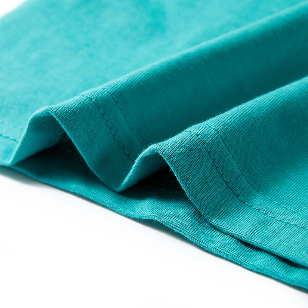 Μπλουζάκι Παιδικό Κοντομάνικο Σκούρα Μέντα 116