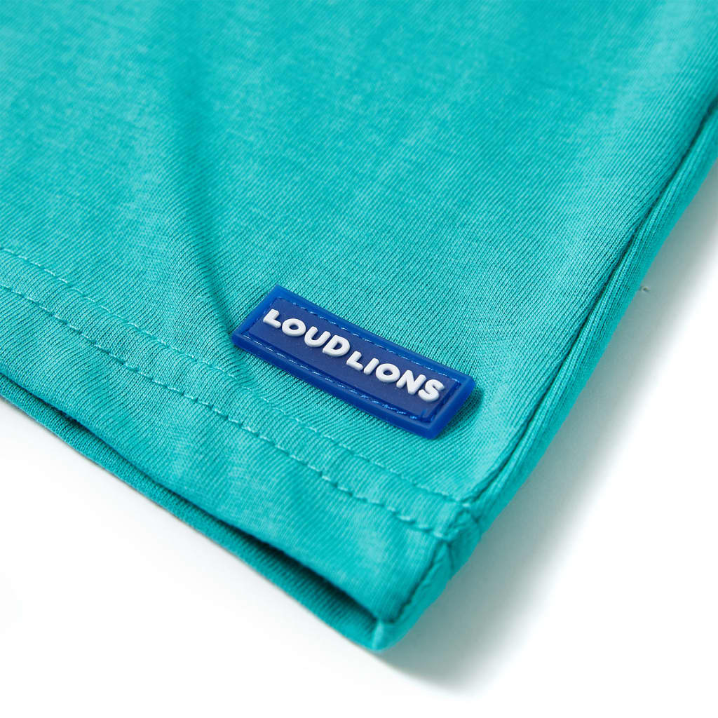 Μπλουζάκι Παιδικό Κοντομάνικο Σκούρα Μέντα 128