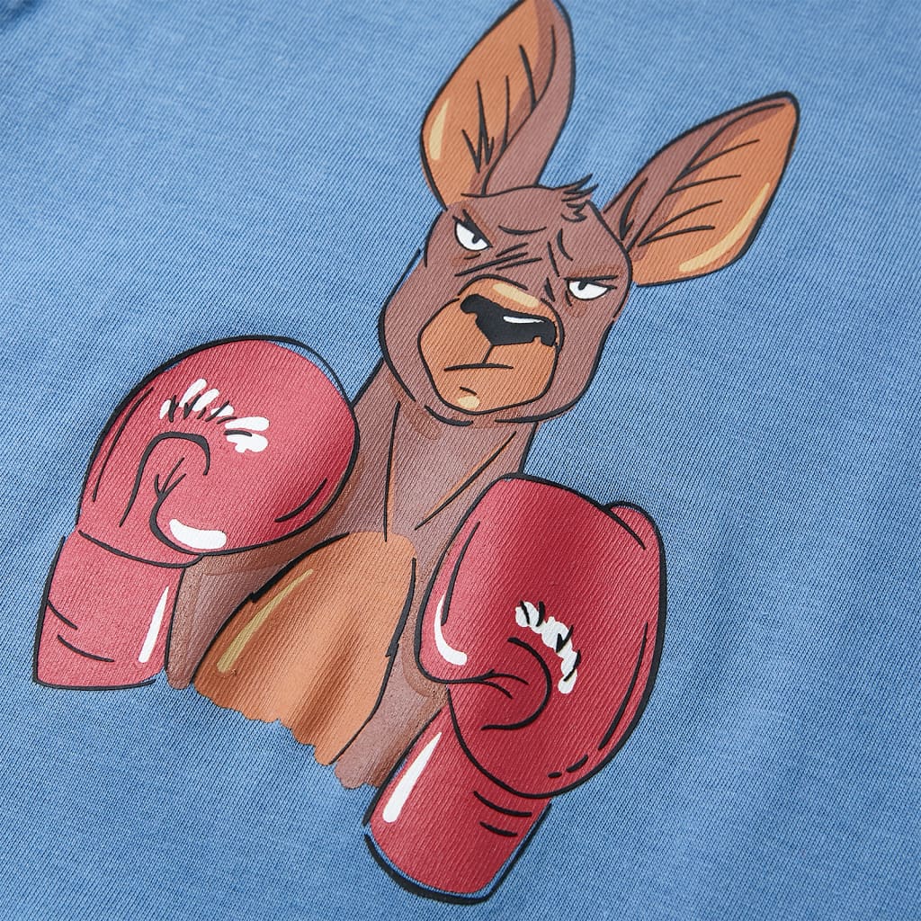 Μπλουζάκι Παιδικό Κοντομάνικο Μεσαία Απόχρωση του Μπλε 104