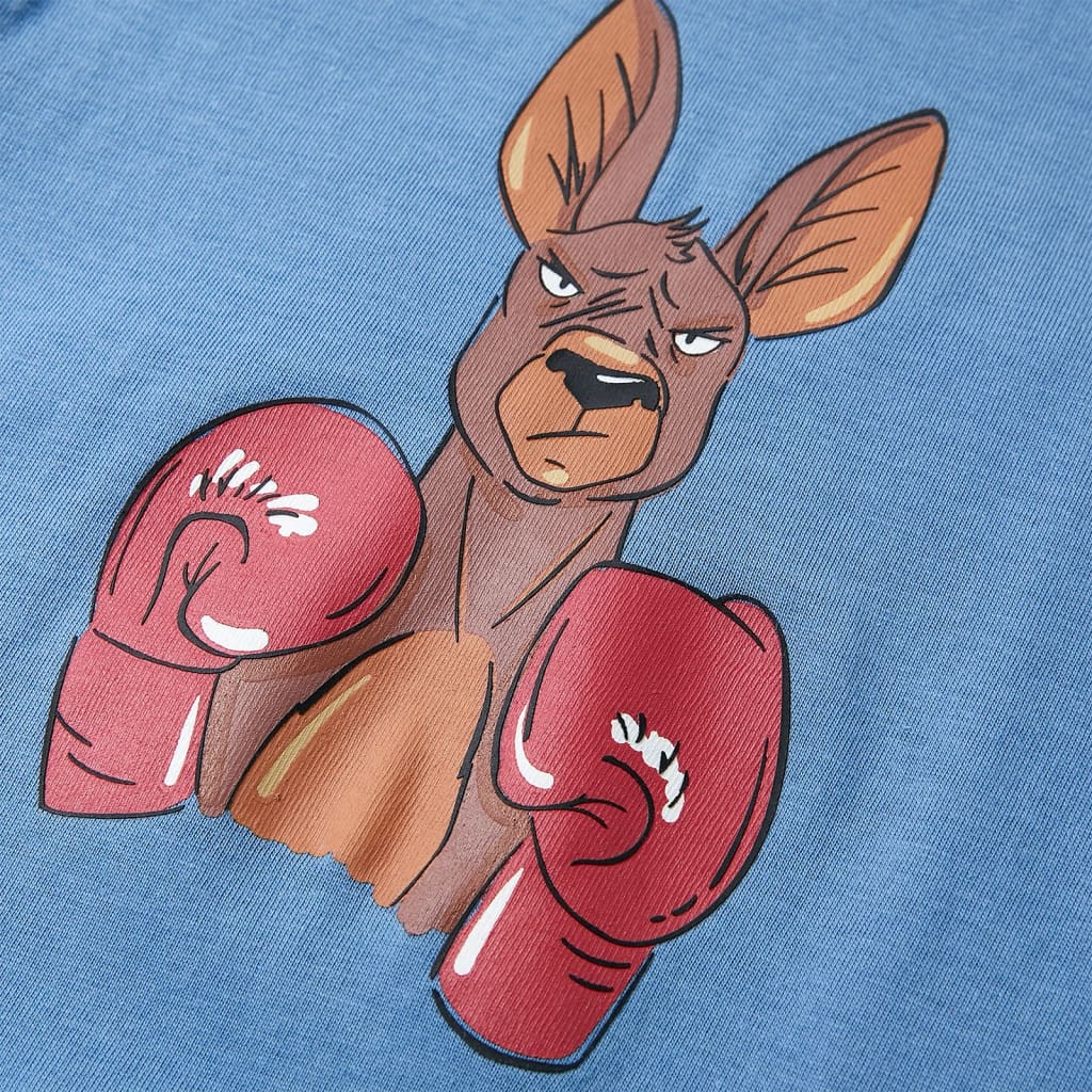 Μπλουζάκι Παιδικό Κοντομάνικο Μεσαία Απόχρωση του Μπλε 128