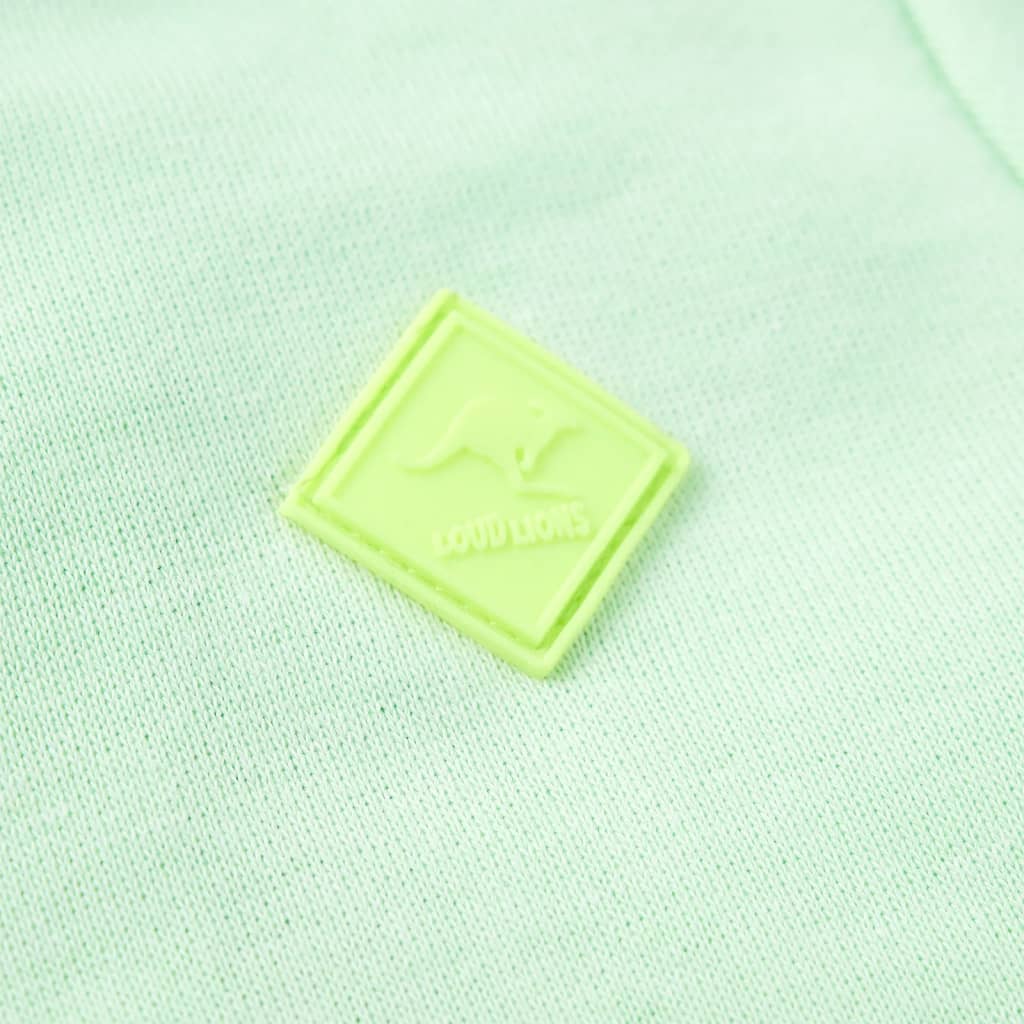 Ζακέτα Φούτερ Παιδική με Κουκούλα και Φερμουάρ Έντονο Πράσινο 128