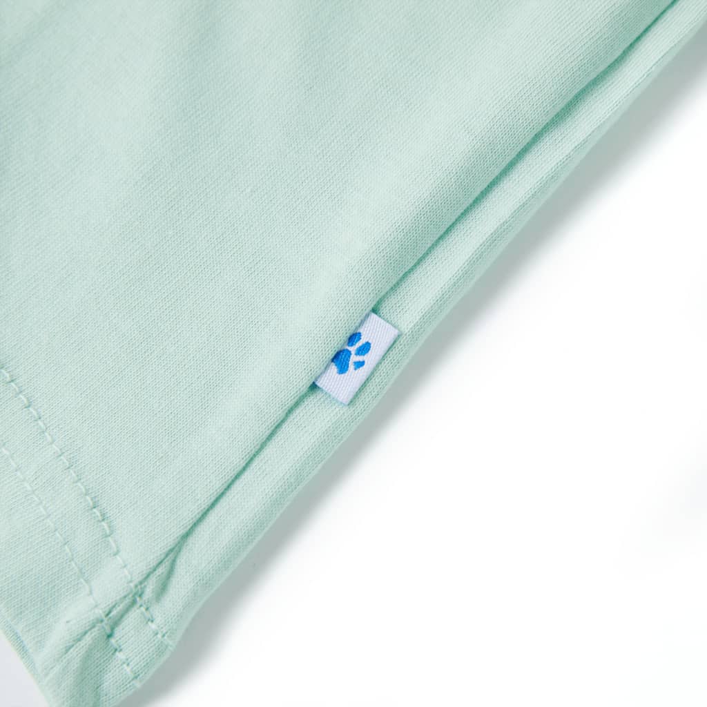 Μπλουζάκι Παιδικό Ανοιχτό Χρώμα Μέντας 92