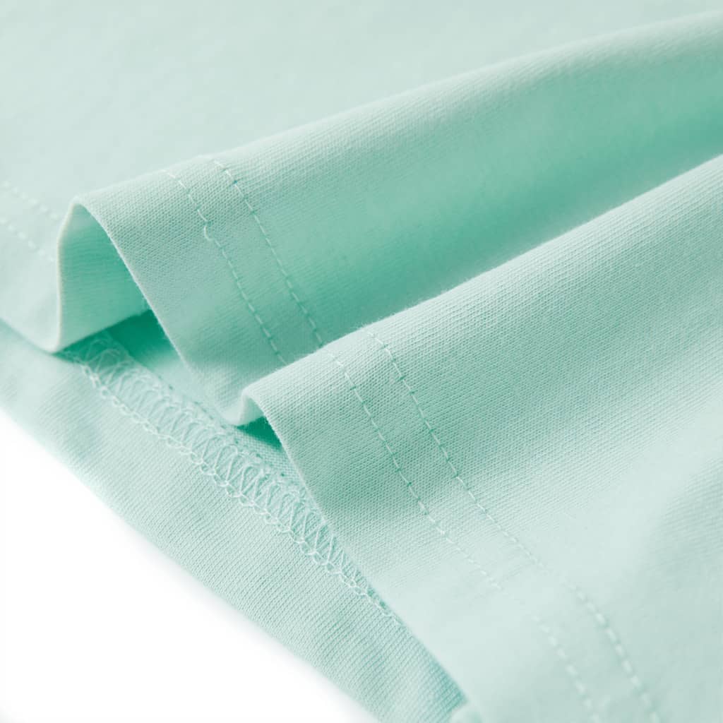 Μπλουζάκι Παιδικό Ανοιχτό Χρώμα Μέντας 92