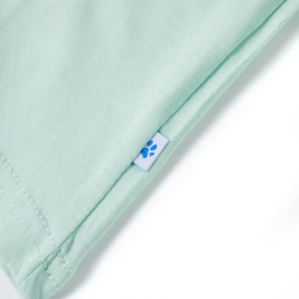 Μπλουζάκι Παιδικό Ανοιχτό Χρώμα Μέντας 116