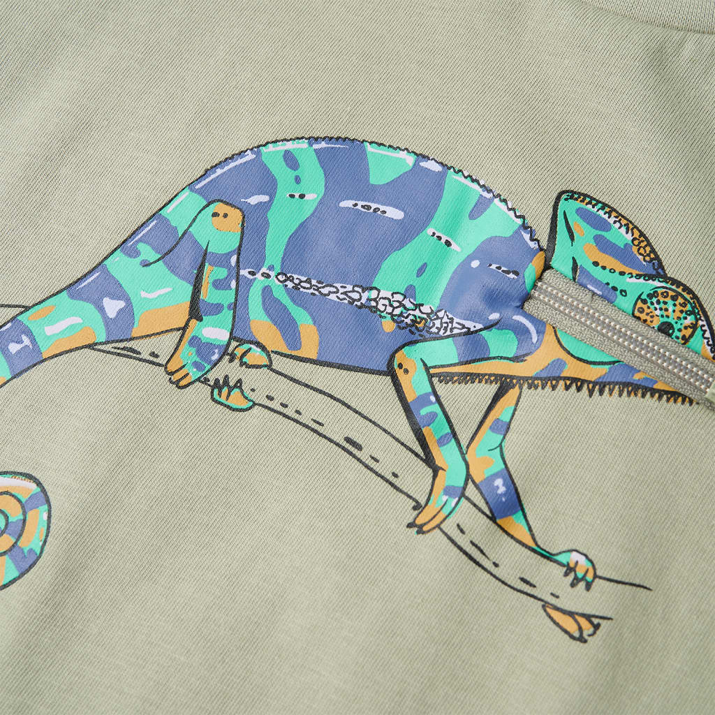 Μπλουζάκι Παιδικό Κοντομάνικο Ανοιχτό Χακί 104