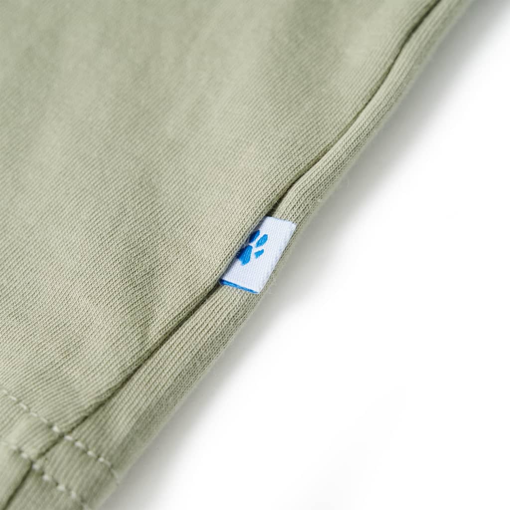 Μπλουζάκι Παιδικό Κοντομάνικο Ανοιχτό Χακί 116