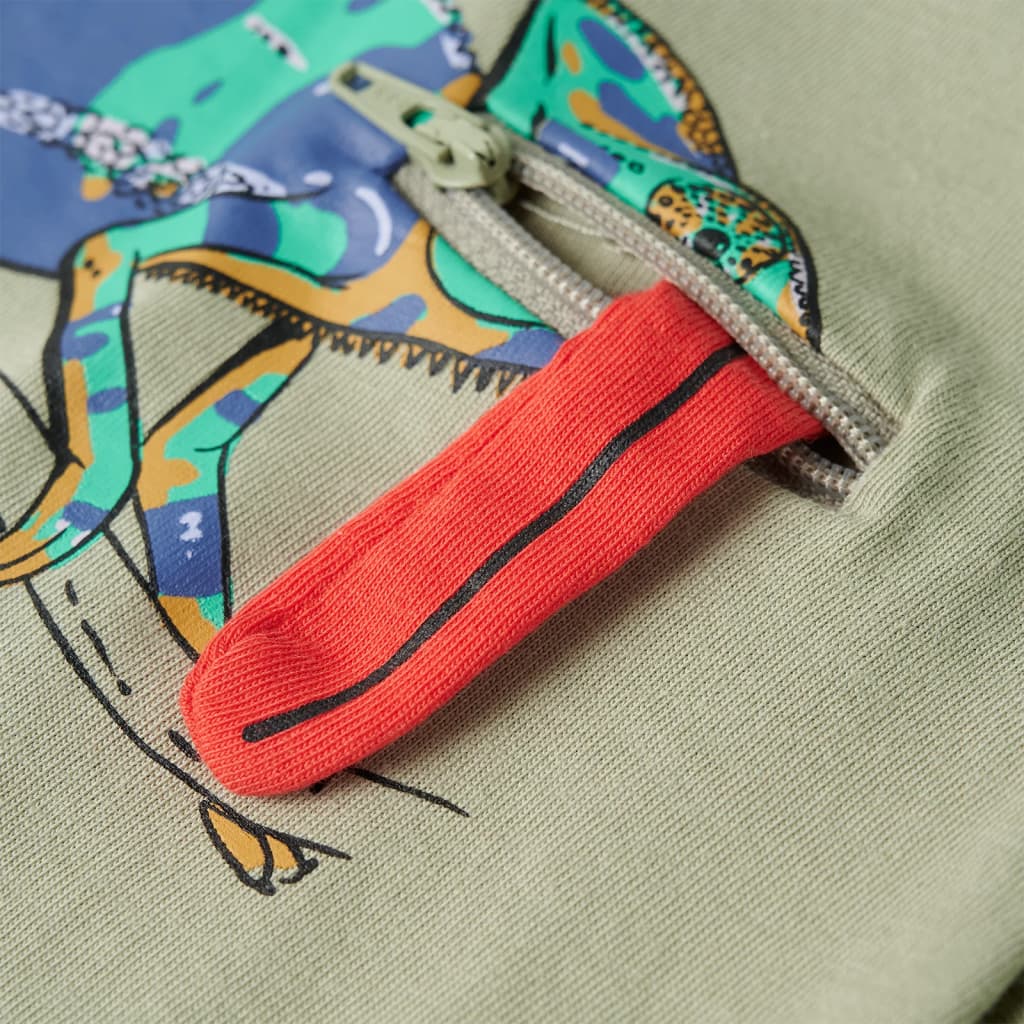 Μπλουζάκι Παιδικό Κοντομάνικο Ανοιχτό Χακί 128