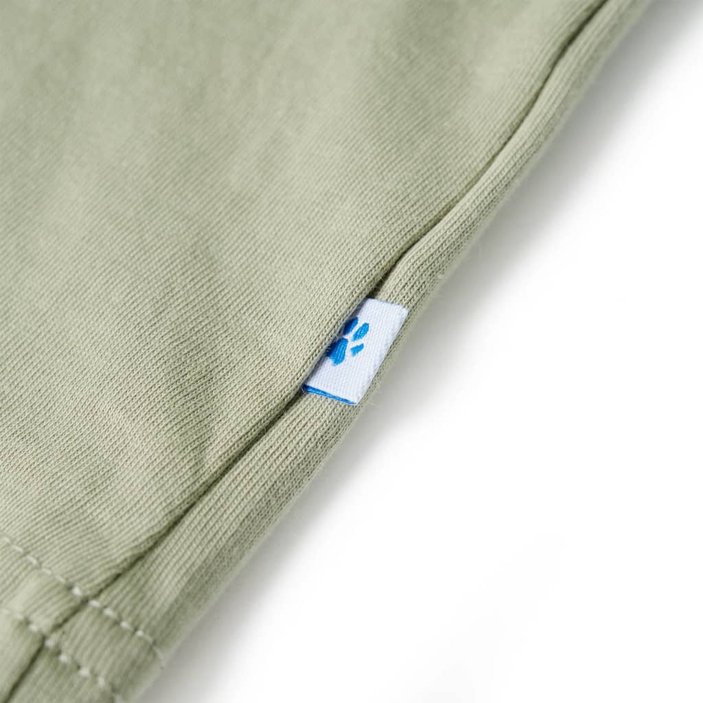 Μπλουζάκι Παιδικό Κοντομάνικο Ανοιχτό Χακί 128