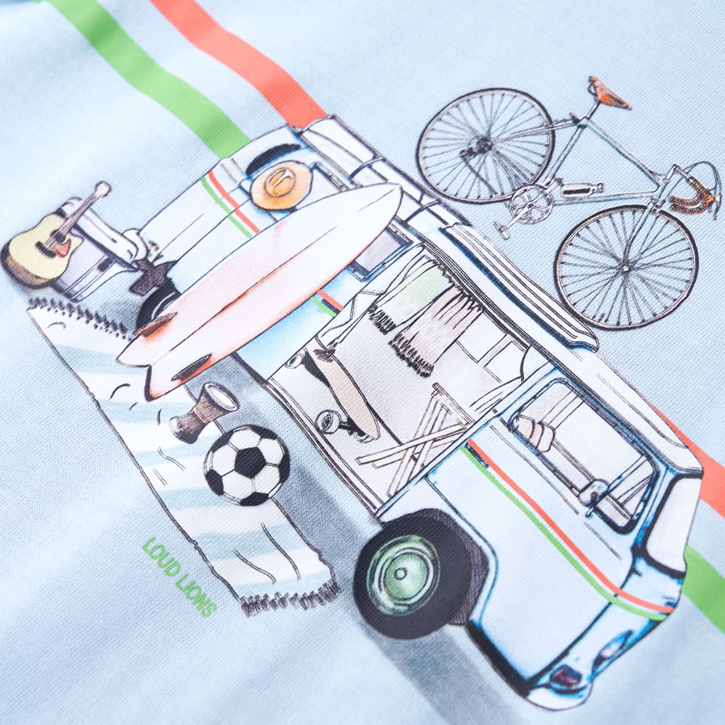 Μπλουζάκι Παιδικό Ανοιχτό Μπλε 92