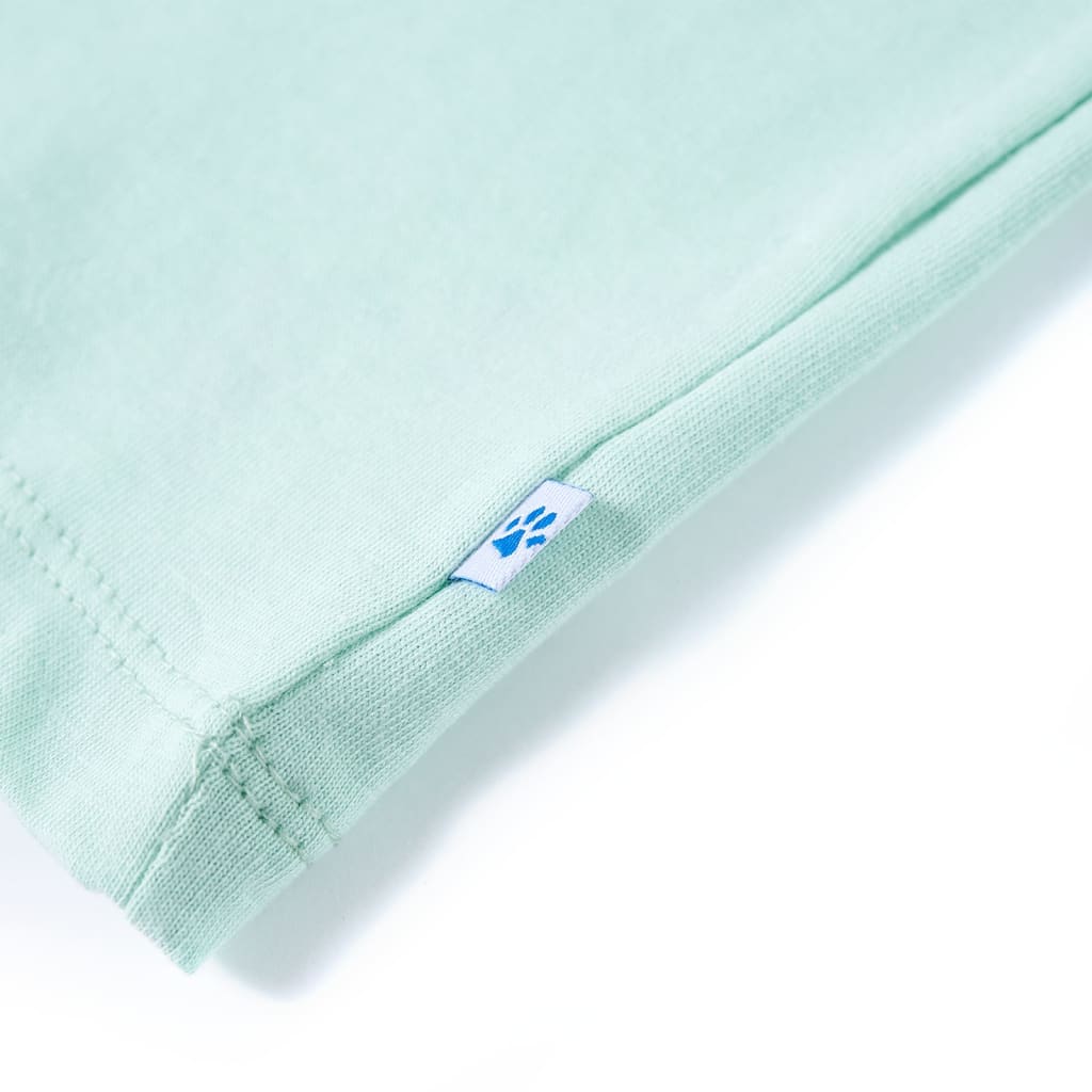 Μπλουζάκι Παιδικό Ανοιχτό Χρώμα Μέντας 116