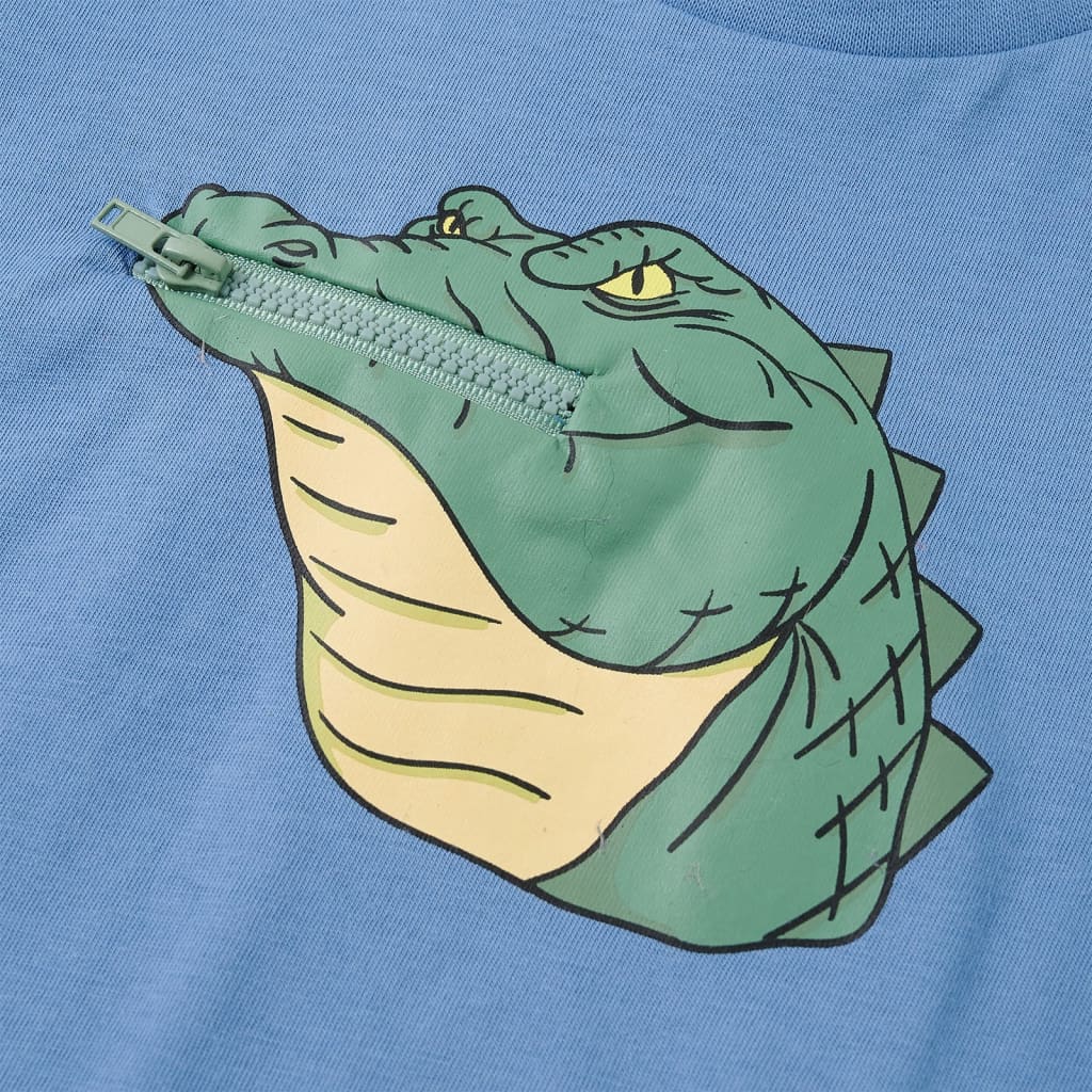 Μπλουζάκι Παιδικό Μεσαία Απόχρωση του Μπλε 128