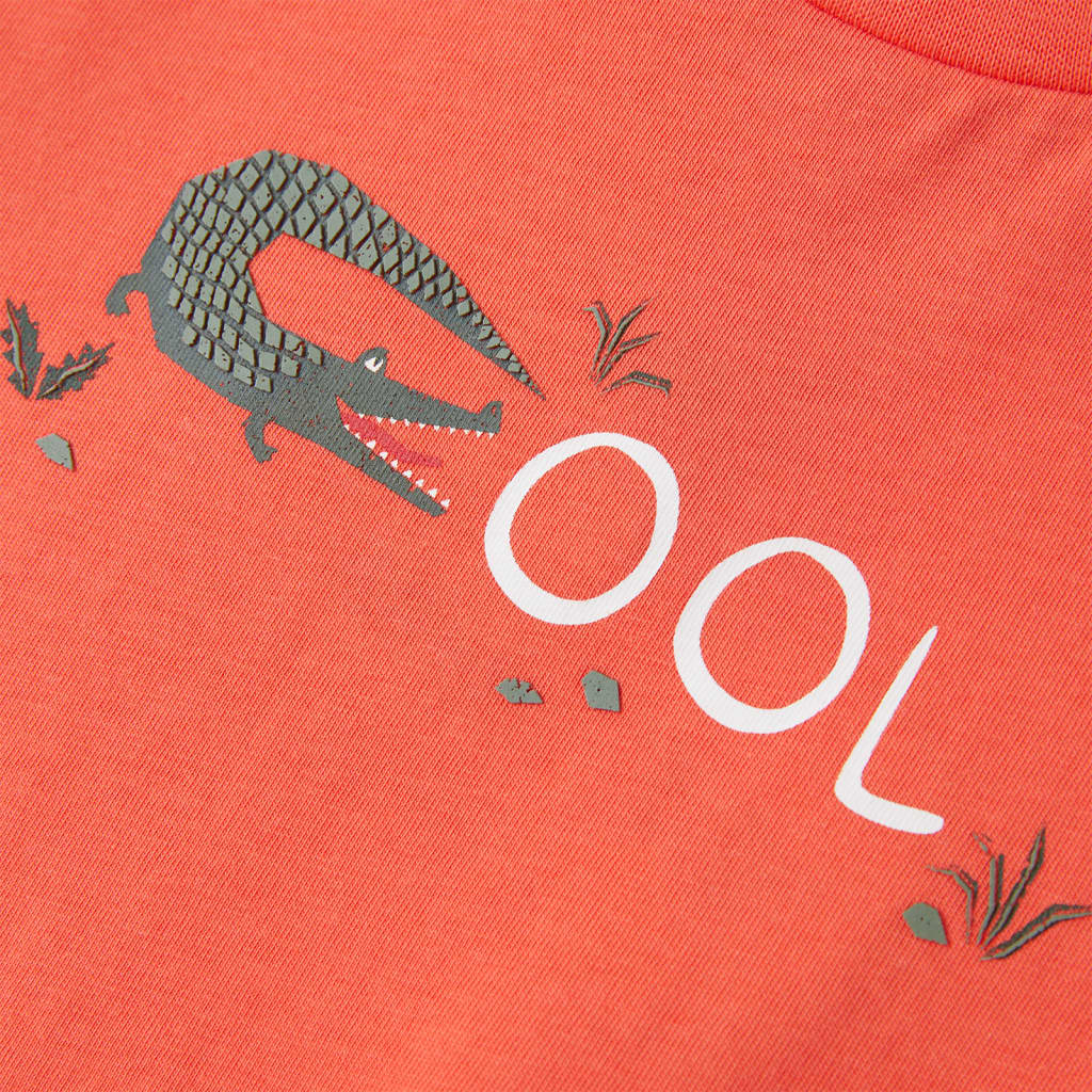 Μπλουζάκι Παιδικό Κοντομάνικο Ανοιχτό Κόκκινο 140