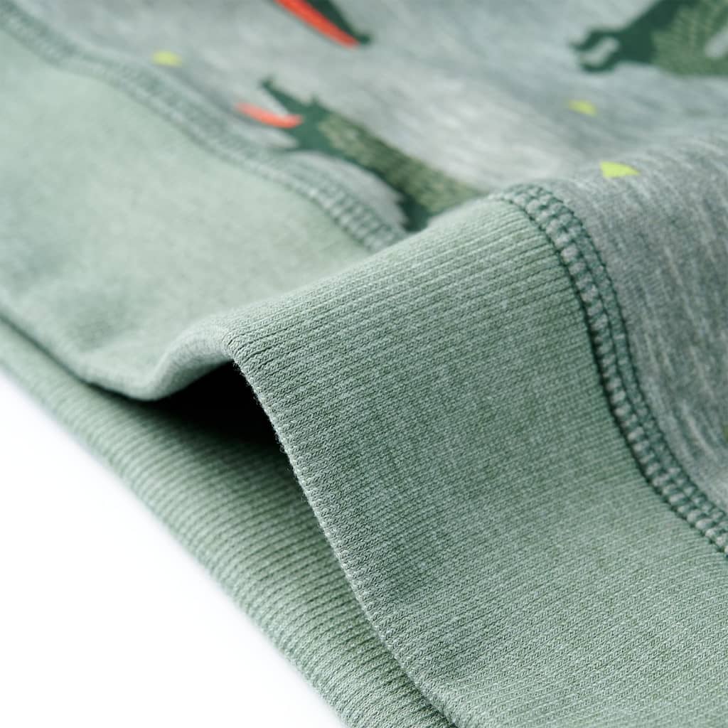 Φούτερ Παιδικό Ανοιχτό Χακί Μελανζέ 116